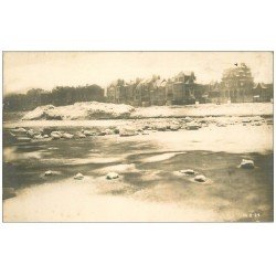 59 MALO-LES-BAINS. Rare Carte Photo la Plage en Hiver. Photographe losfeld 17 Avenue Gaspard-Malo 1929