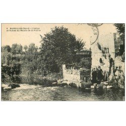 59 MAROILLES. Ruines du Moulin de la Prairie animées 1936