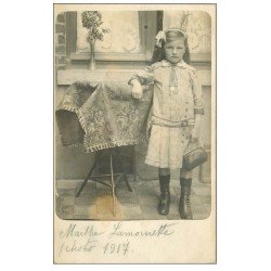 Rare 59 FRETIN. Carte Photo de Marthe Lamourette 1917