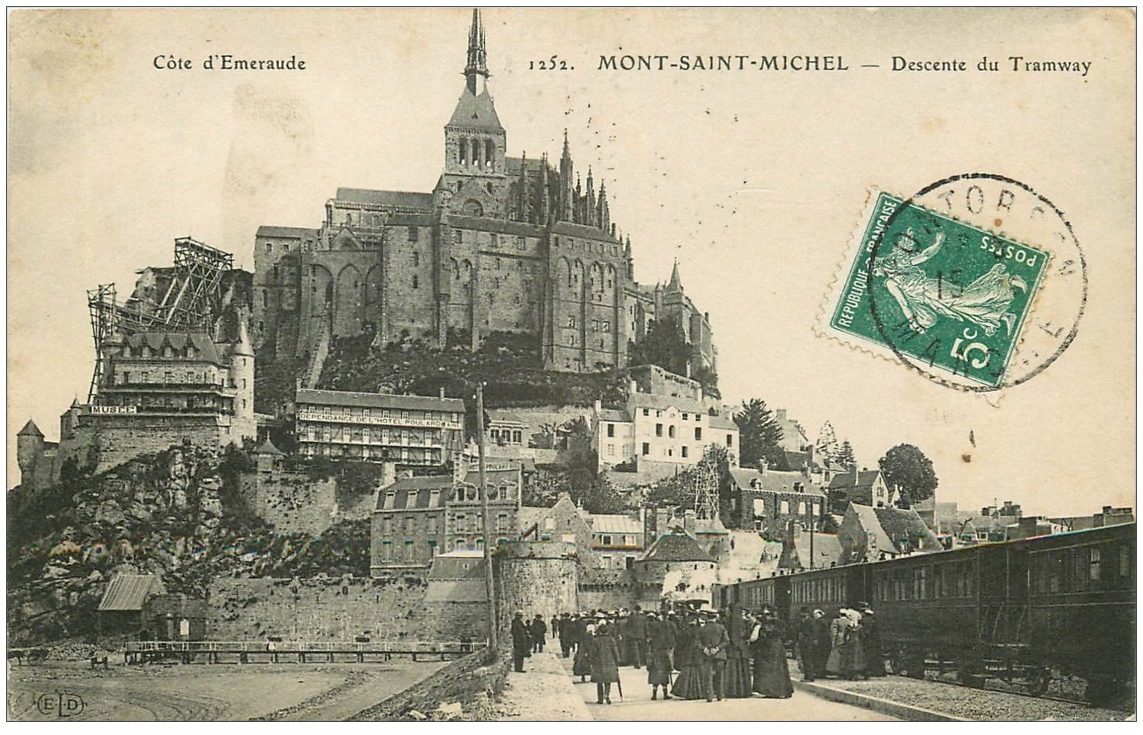 50 Le Mont Saint Michel Transports Tramway 1910