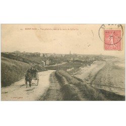 50 SAINT-PAIR-SUR-MER. Attelage Route de Granville 1906