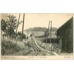 carte postale ancienne 52 LANGRES. Train à Crémaillière