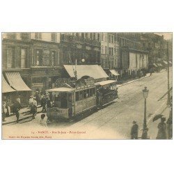 54 NANCY. Tramway Rue Saint-Jean au Point Central. Compagnie Gaz de Nancy