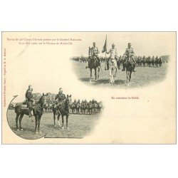 54 PLATEAU DE MALZEVILLE en 1906. Général Bailloud. Cavalerie pour Défilé