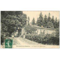 55 CLERMONT-EN-ARGONNE. Chapelle de Sainte-Anne animée 1908