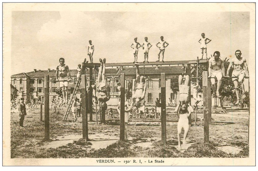 55 Verdun Guerre 14 18 Stade Sportifs Militaires