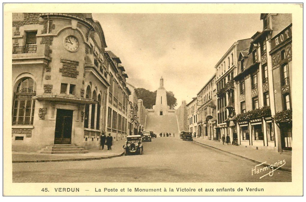 55 VERDUN. Guerre 1914-18. Poste Et Monument Victoire