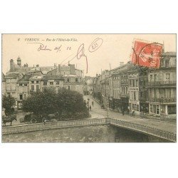 55 VERDUN. Rue Hôtel de Ville 1912. Magasin Compagnie Singer à droite