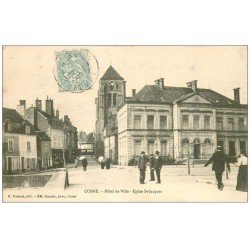 58 COSNE-SUR-LOIRE. Hôtel de Ville Eglise Saint-Jacques 1905