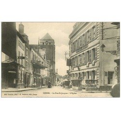 58 COSNE-SUR-LOIRE. La Rue Saint-Jacques 1910 Nouvel Hôtel