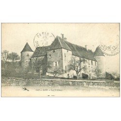 carte postale ancienne 58 GIRY. Le Château 1913