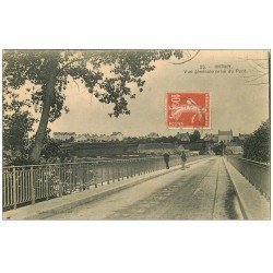 carte postale ancienne 58 IMPHY. Le Pont 1913