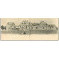 60 CHANTILLY. La Venerie et Ecurie. Carte double panoramique vers 1900 vierge