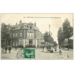 62 BETHUNE. Place de Lille Boulevard Frédéric-Degeorges 1912 Auberge Au Faisan Gris