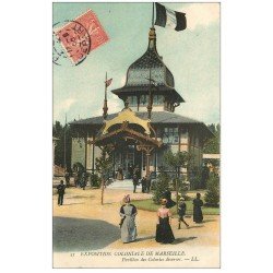 carte postale ancienne 13 MARSEILLE. Pavillon des Colonies diverses . Exposition Coloniale