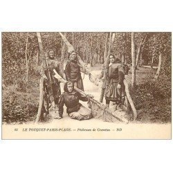 62 LE TOUQUET-PARIS-PLAGE. Pêcheuses de Crevettes. Métiers de la Mer