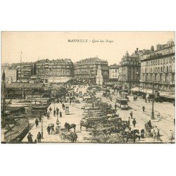 carte postale ancienne 13 MARSEILLE. Quai des Belges