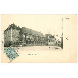 70 GRAY. Hôtel de Ville 1905. Top Rare carte écrite à Raphaël Paynot, Sculpteur Modeleur à Paris