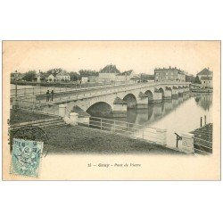 70 GRAY. Pont de Pierre 1905. Top Rare carte écrite à Raphaël Paynot, Sculpteur Modeleur...