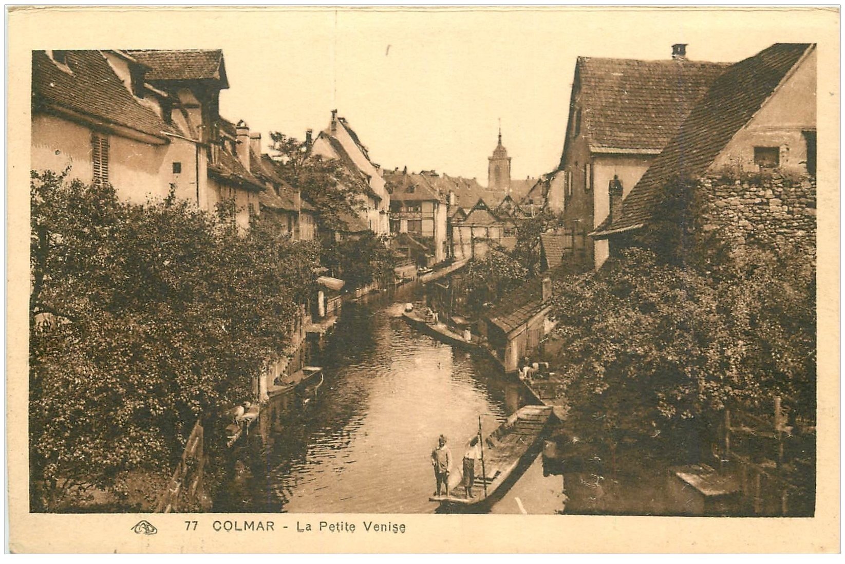 68 Colmar La Petite Venise Avec Barge