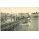 carte postale ancienne 69 LYON. Grosse animation Pont Lafayette