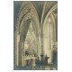 carte postale ancienne 69 LYON. Intérieur Eglise la Messe et les Gisants. Carte Photo rare