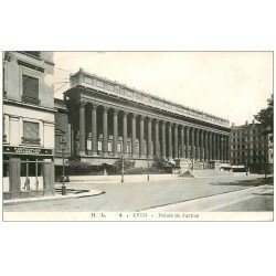 carte postale ancienne 69 LYON. Palais de Justice. Carte très fine...