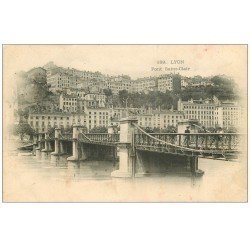 carte postale ancienne 69 LYON. Pont Saint-Clair