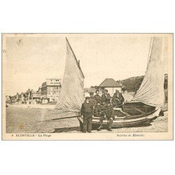 14 BLONVILLE. Barque et Pêcheurs