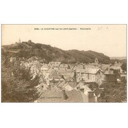 carte postale ancienne 72 LA CHARTRE-SUR-LE-LOIR. Panorama