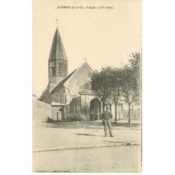 carte postale ancienne 78 ACHERES. L'Eglise