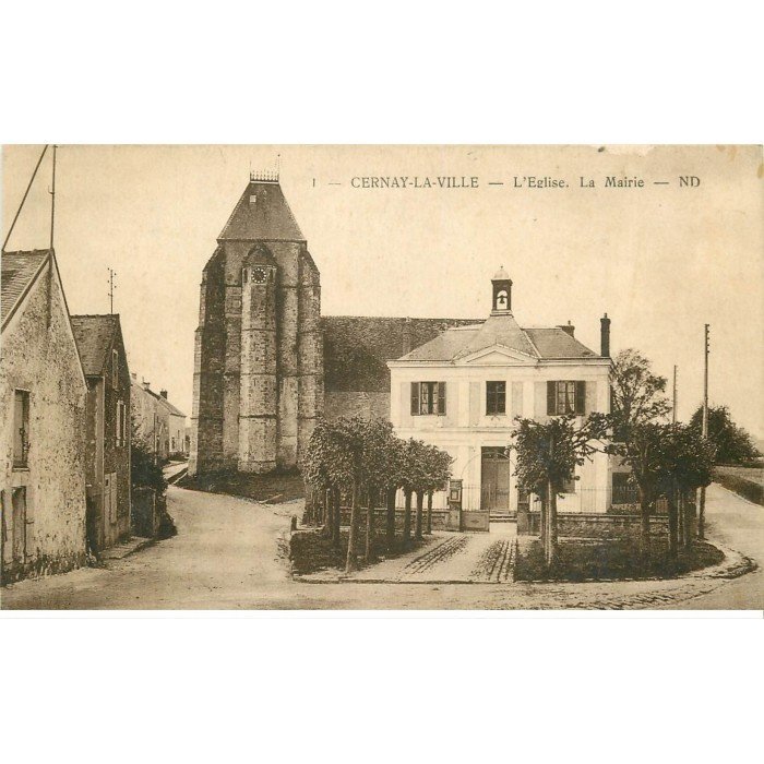 78 Cernay La Ville Eglise Et Mairie