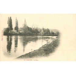 carte postale ancienne 78 CHATOU. La Seine vers 1900