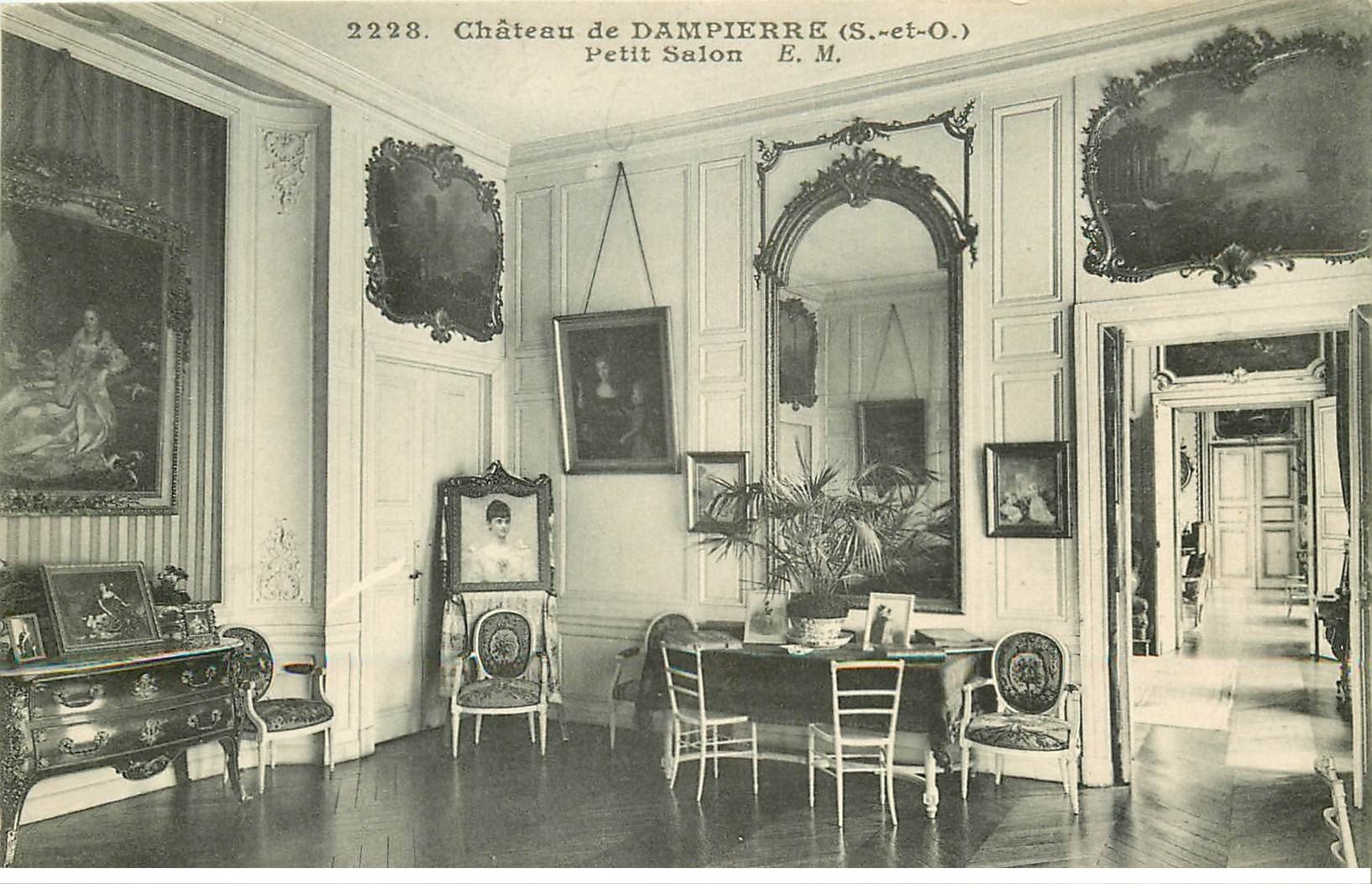 78 DAMPIERRE  Le Ch teau  Petit Salon 