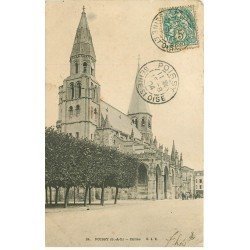 carte postale ancienne 78 POISSY. Eglise 1904