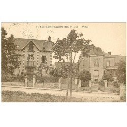 carte postale ancienne 87 SAINT SULPICE LAURIERE. Villas 1928