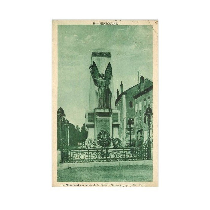 88 MIRECOURT. Monument Aux Morts De La Grande Guerre 1929