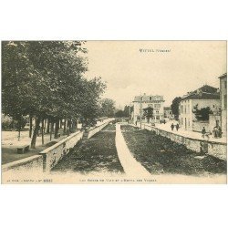 carte postale ancienne 88 VITTEL. Hôtel des Vosges Bords du Vair 1917