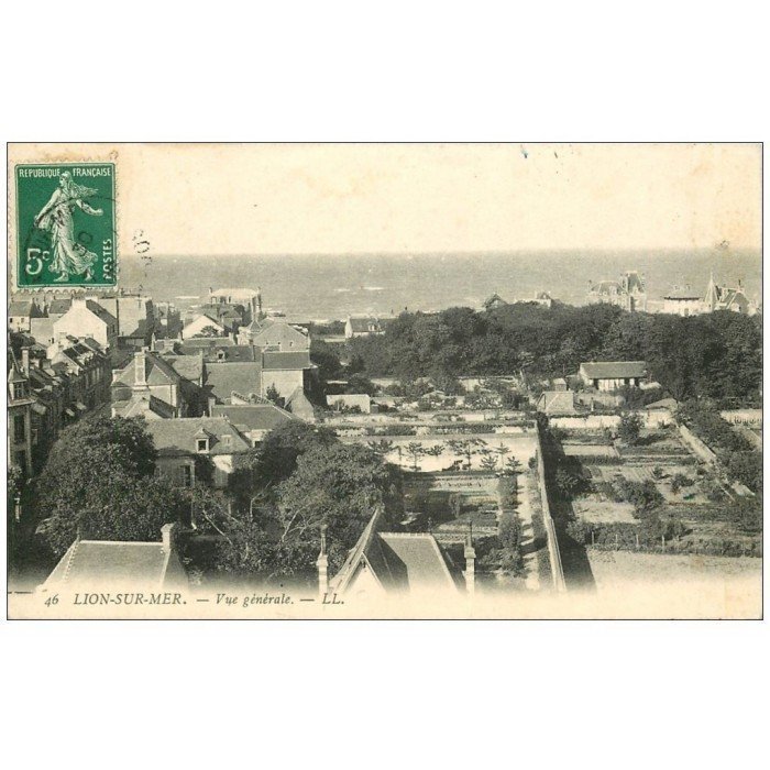 14 LION-SUR-MER. Vue 1908