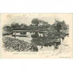 carte postale ancienne 80 AMIENS. Hortillonnages à Rivery 1903