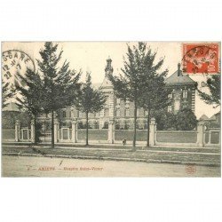 carte postale ancienne 80 AMIENS. Hospice Saint-Victor 1913