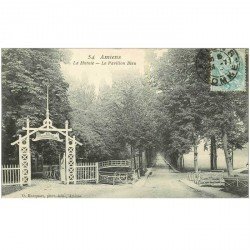 carte postale ancienne 80 AMIENS. La Hotoie Pavillon Bleu vers 1905