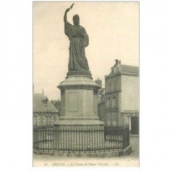 carte postale ancienne 80 AMIENS. La Statue de Pierre l'Ermite