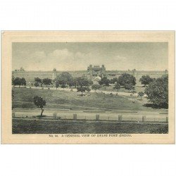 carte postale ancienne INDE. Delhi. A general view of Fort