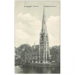 carte postale ancienne DANEMARK. Hobenhavn Engelgk Kirke