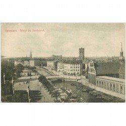 carte postale ancienne DANEMARK. Hobenhavn Udsigt fra Berstaarnet