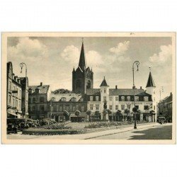 carte postale ancienne DANEMARK. Slagelse Schweizerpladsen 1952