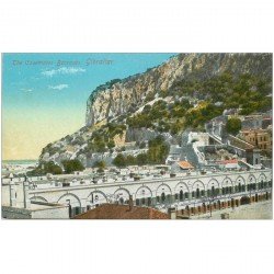 carte postale ancienne GIBRALTAR. The Casemates Barracks