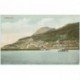 carte postale ancienne GIBRALTAR. Vue sur la Baie. Format 13 x 8.5 cm