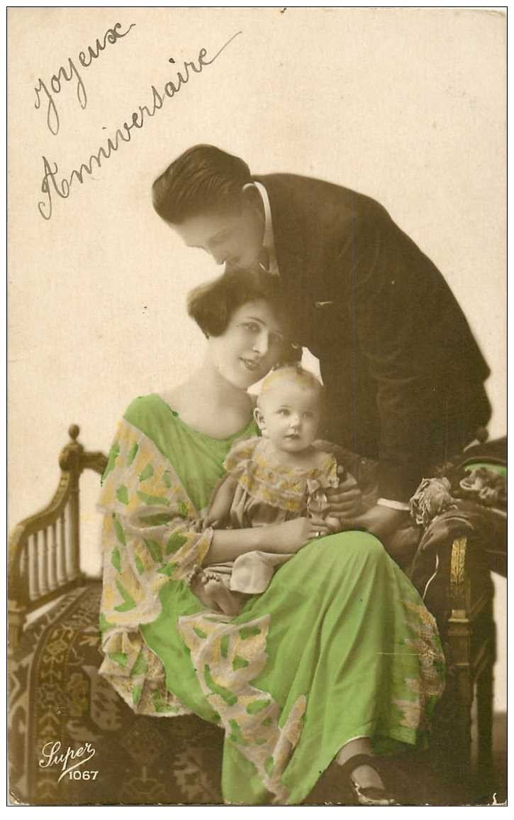 Couple Jeunes Amoureux Avec Bebe 1929